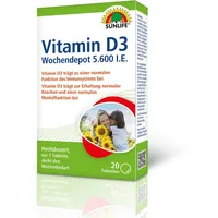Sunlife SUNLIFE® Vitamin D3 Wochendepot 20 Tabletten Knochen Zähne