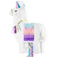 Partydeco Piñata 41x49,5x10 cm Weiß/Rosa