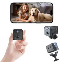 Javiscam Mini Kamera,2K Kamera überwachung innen,Überwachungskamera innen,Mini Kamera Live