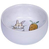 Nobby Nager Keramik Napf Carrot Plus weiß Ø 11cm