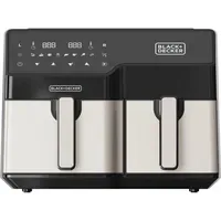 Black & Decker Doppelkorb-Fritteuse 9L BXAF9000E Schwarz