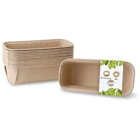 BIOZOYG 25 Stück Backform 16 x 5,5 x 5