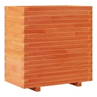 VidaXL Pflanzkübel Wachsbraun 70x40x72 cm Massivholz Kiefer