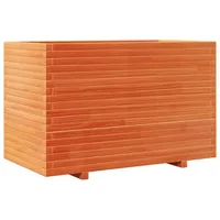 VidaXL Pflanzkübel Wachsbraun 110x60x72 cm Massivholz Kiefer