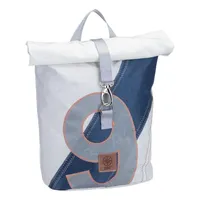 360 Grad 360Grad Rucksack Möwe Weiß/Streifen Blau/Zahl Grau Violett