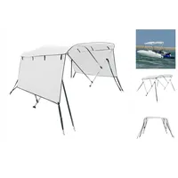 VidaXL 3-Bow Bimini-Top mit Seitenteilen 183x(137-152)x137 cm