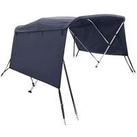 VidaXL 4-Bow Bimini-Top mit Seitenteilen 243x(170-182)x137 cm