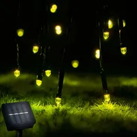 Lumiled Solar Lichterkette Solarlichterkette 7x LED Solarleuchte Solarbetriebene IP44