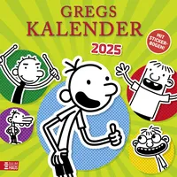 Baumhaus Medien Gregs Kalender 2025: Inkl. Stickerbogen mit über