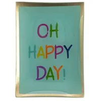 Giftcompany Gift Company Love Plates, Glasteller M, Oh Happy