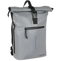 New Rebels Reflect - New York Rolltop Rucksack silber