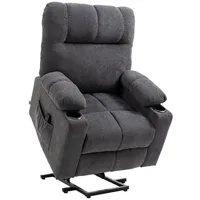 Homcom mit Aufstehhilfe Elektrischer Relaxsessel mit Massagefunktion,