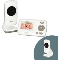 Alecto DVM-71 - Babyphone mit Kamera und 2.4"-Farbdisplay, Weiß/Taupe