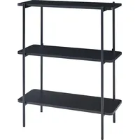 [en.casa] Standregal Samnanger 100x80x34 cm Schwarz
