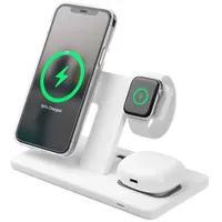FIXED MagPowerstation 3-in-1 mit MagSafe, 15W+15W+5W weiß