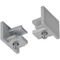 Trio Endkappen DUOline Kunststoff Silber Titan