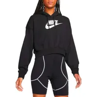 Nike DQ5850-010 W NSW Club Fleece Women's Cropped Hoodie