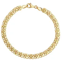 FIRETTI Goldarmband »Schmuck Geschenk Gold 375 Armschmuck Armkette Goldarmband