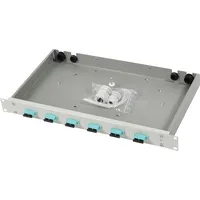 Telegärtner Spleißbox mit Kupplungen 6xLCD PhBz türkis1HE TNSB-Be-6LCD-OM3