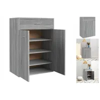 VidaXL Schuhschrank Grau Sonoma 60x35x84 cm Holzwerkstoff