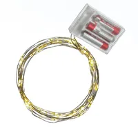 MARELIDA LED Drahtlichterkette - 100 warmweiße Micro LED -