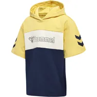 Hummel Cloud Kurzarm-kapuzenpullover - Black Iris 110