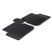 Volkswagen 57106151282V Gummi Fußmatten 3X Gummimatten hinten Premium Allwetterfußmatten,