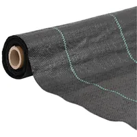 VidaXL Unkrautvlies, Schwarz 2x150 m PP