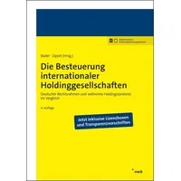 Nwb Verlag Die Besteuerung internationaler Holdinggesellschaften