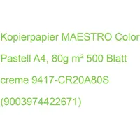 Mondi BUSINESS PAPER 80g MAESTRO color A4 9417-CR20A80S