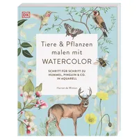 DK Verlag Dorling Kindersley Tiere und Pflanzen malen mit