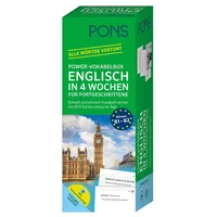 Pons langenscheidt gmbh PONS Power-Vokabelbox Englisch in 4 Wochen