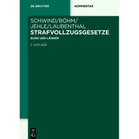 Walter de Gruyter Strafvollzugsgesetze (StVollzG)