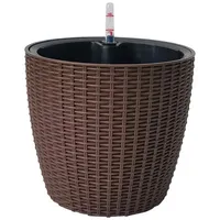 Hti-Living Blumentopf Nessa Hydro 27,5 cm Braun mit Wasserspeicher