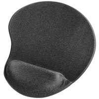 Hama Mauspad klein mit Handgelenkauflage Ergonomic Mini schwarz