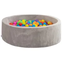 Home Deluxe Bällebad Samt inkl. Spielbälle Bunt TWIRL -