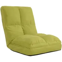 Mendler Bodensessel HWC-N45, Schlafsessel Klappsessel Funktionssessel, Schlaffunktion faltbar Stahlrahmen