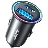 Joyroom JR-CCN04 A+c 60W USB-A USB-C Mini-Ladegerät - Schwarz