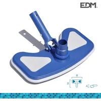 EDM Manueller Poolreiniger Classic blau 29x24x4 cm