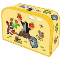 Trötsch Verlag Der kleine Maulwurf Spielzeugkoffer Pappkoffer gelb medium,