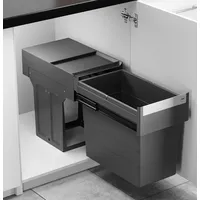 HAILO Mülleimer Küche, Einbau ab 40cm Schrank, Abfalleimer 1x