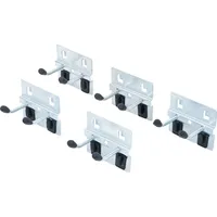 BGS Doppelhaken-Satz, 40 mm, für Schrankwand-System, 5-tlg.