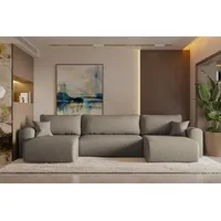 Kaiser möbel Ecksofa mit schlaffunktion und bettkasten, Sofa U-form,
