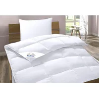 Balette Daunenbettdecke + Kopfkissen "Lilly", weiß, B/L: 155cm x