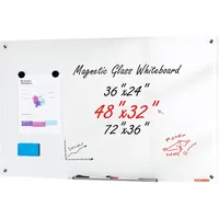 Vevor Magnetisches Glas-Whiteboard, Wandtafel Trocken Abwischbare Tafel 120 x