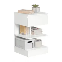 SoBuy Nachtschrank 39 x 39 x 65 cm Weiß