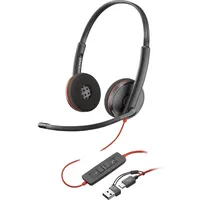 HP Blackwire 3220 Stereo USB-C (Kabelgebunden, USB-C), Office Headset