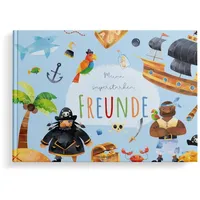 MeinBaby123 MeinBaby123® Freundebuch für Kinder, Freundschaftsbuch, Freundebuch Kindergarten, Freundebuch
