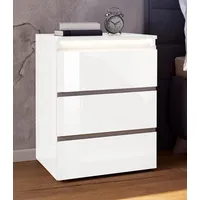 INOSIGN Nachtkommode »Mailand«, Höhe 66 cm weiß
