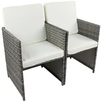 AMBIA GARDEN Gartensessel-Set Raloso 2er- Set ca. 53x84 cm